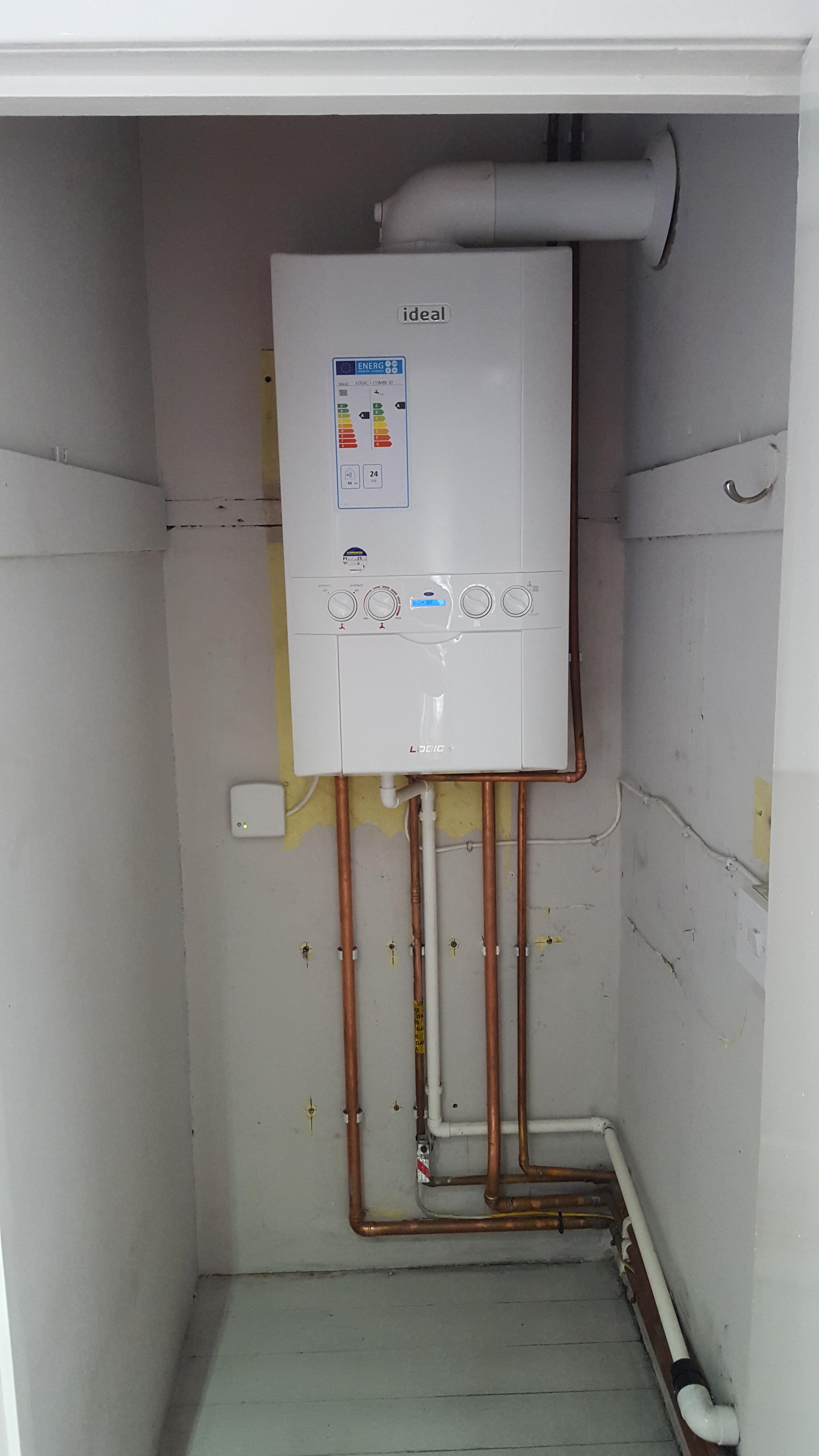 New combi boiler Ecoheat gas services Ltd, Kilmarnock, Ayrshire,